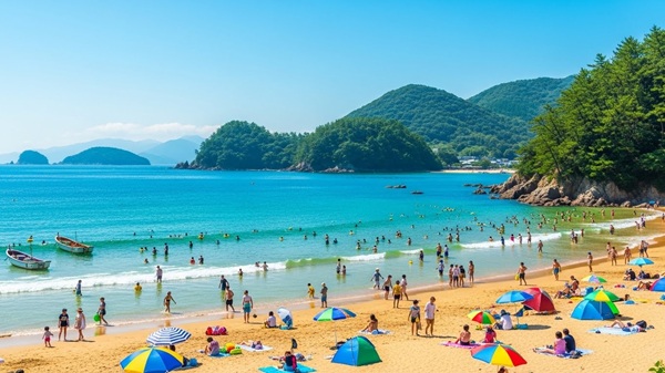 三重の海のビーチ