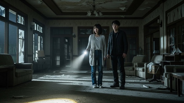 三重の心霊スポットを訪れるカップル