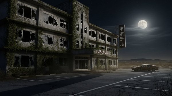 廃墟となった鳥羽ロイヤルホテルのイメージ画像