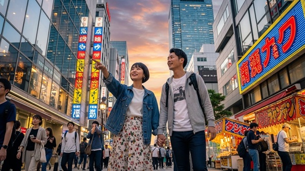 三重県でおすすめの大人旅をするカップル