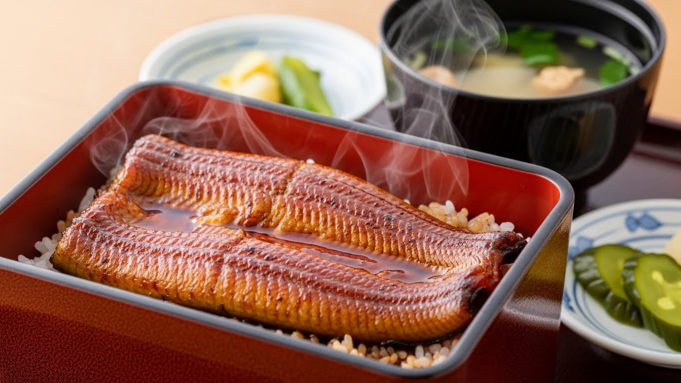 ふっくらと焼き上げられた津市の絶品うなぎのうな重