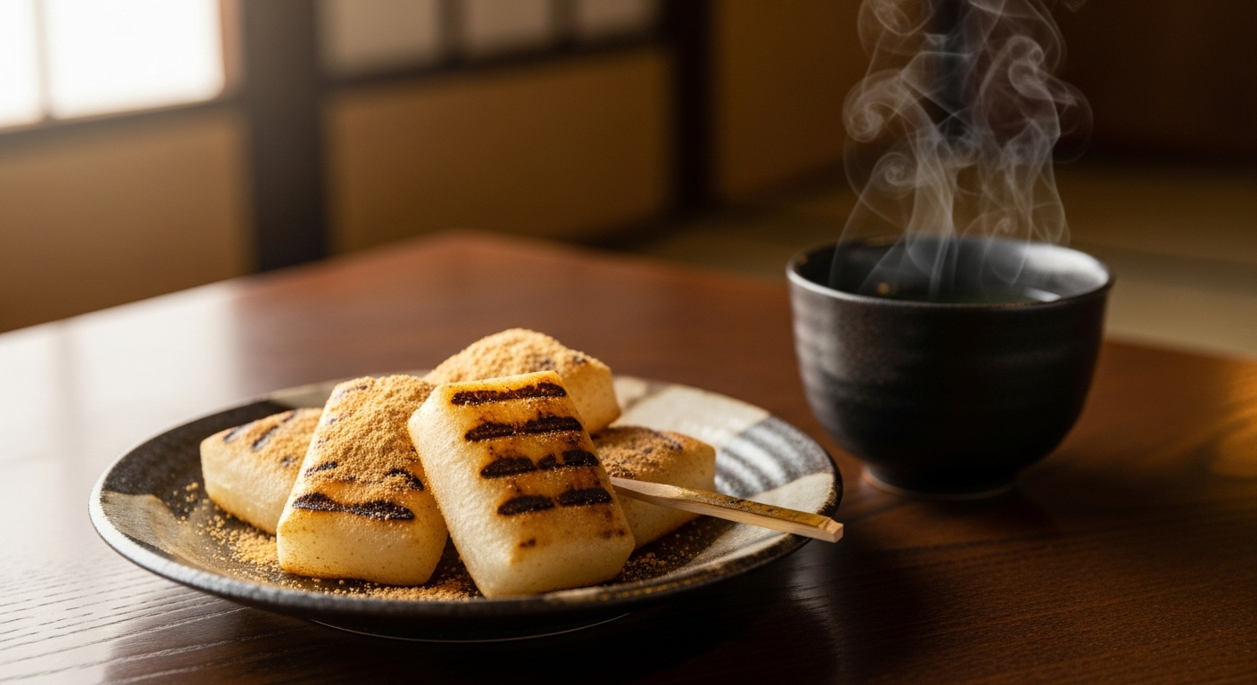 香ばしい焼き目とあんこが食欲をそそる、伊勢の和菓子の隠れ名物のイメージ画像