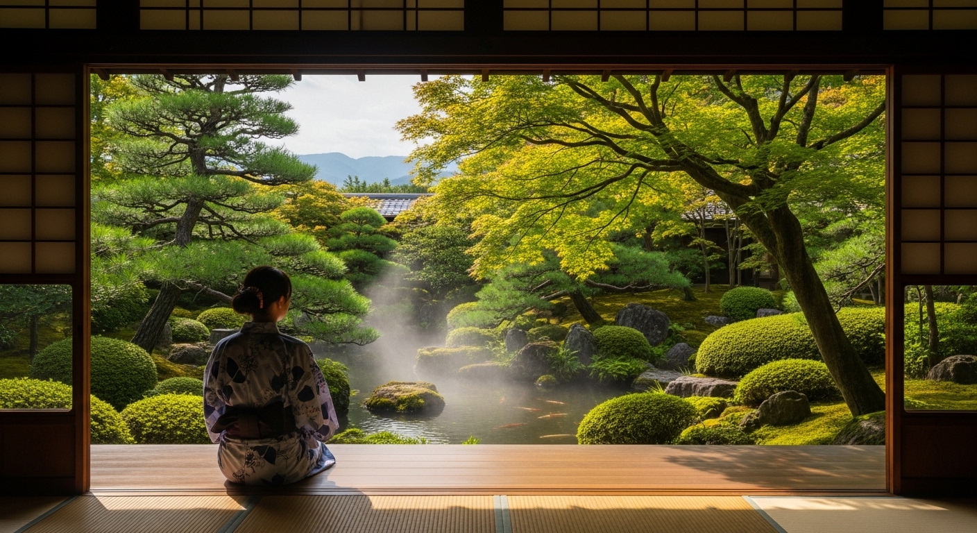 静かな和のリゾートで自分を取り戻す関西の現実逃避できる場所でのひととき